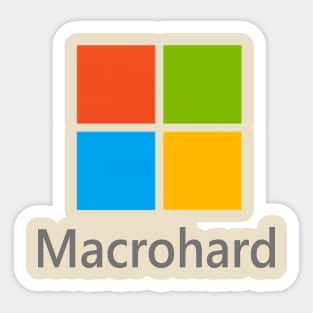 Macrohard Sticker